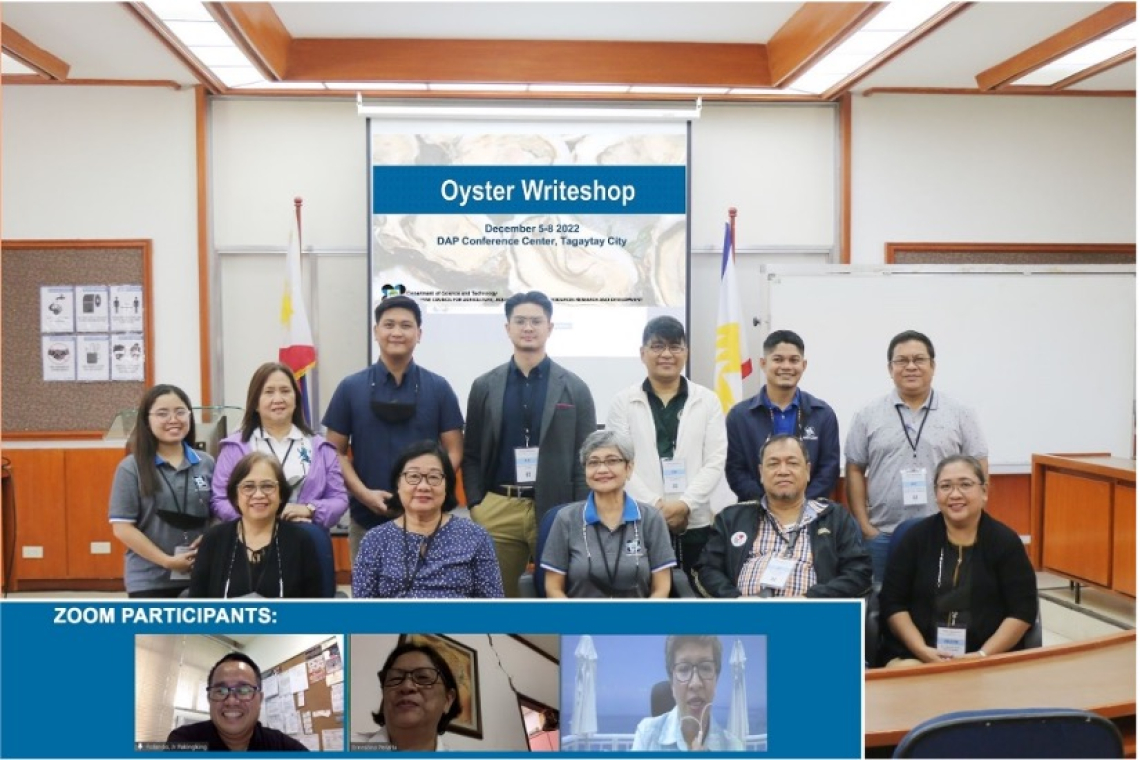 DOST-PCAARRD conducts Oyster Writeshop to strengthen Oyster R&amp;D