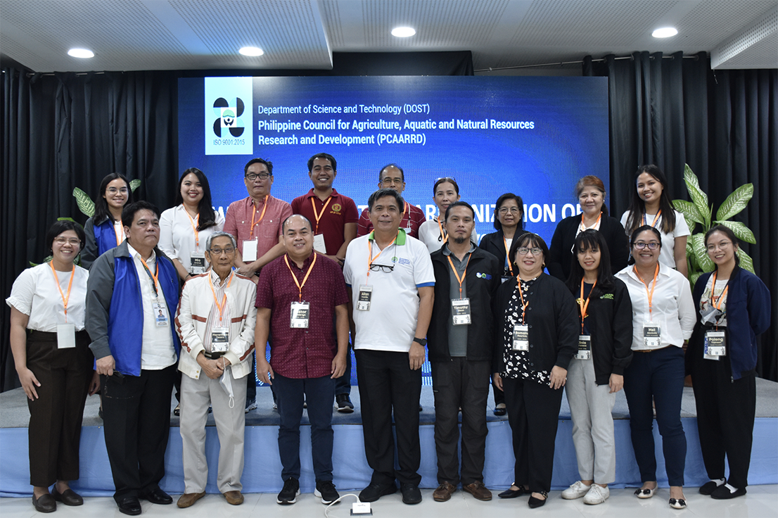 Participants from UPLB-CFNR, ERDB-DENR, FMB-DENR, and DOST-PCAARRD (FERD, SERD, TTPD). (Image Credit: Applied Communication Division, DOST-PCAARRD)