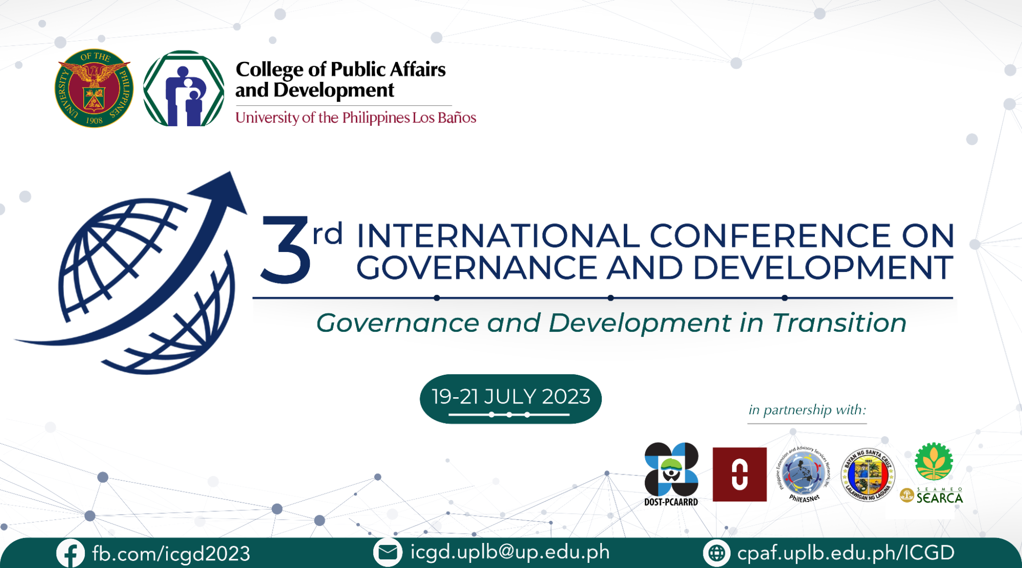 DOST-PCAARRD champions innovation at the 3rd International Conference for Governance and Development