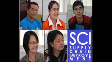 Project teams of SCI batch 5. (Clockwise) Dr. Adel Laureto, CMU; Dr. Raquel Balanay, CSU; Nikko Laorden, UPM; Dr. Matilde Melicent Recto, CLSU; and Prof. Gayon Sarmiento, NVSU. (Photo by Victor V. Oro, S&T Media Service)