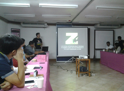 Mr. Manuel Enrique Zalamea presented a novel social entrepreneurship program “The Pambansang Lechon.” (Photo by Marites R. Dayo, S&T Media Service)