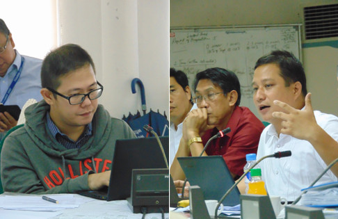 Left photo: Mr. Mark Andrew I. Golez, AJA’s lead auditor for PCAARRD’s 1st Surveillance Audit. Right photo: Mr. Leandro Lorenzo G. Bautista presenting the minor observations during the Closing Program for PCAARRD’s 1st Surveillance Audit.