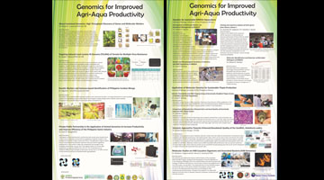 Posters exhibited by PCAARRD during the 10th National Biotechnology Week held on November 24–28 at CHED Headquarters, UP Diliman, Quezon City.