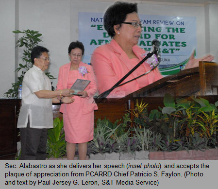 DOST Sec lauds program on enhancing the demand for AFNR grads